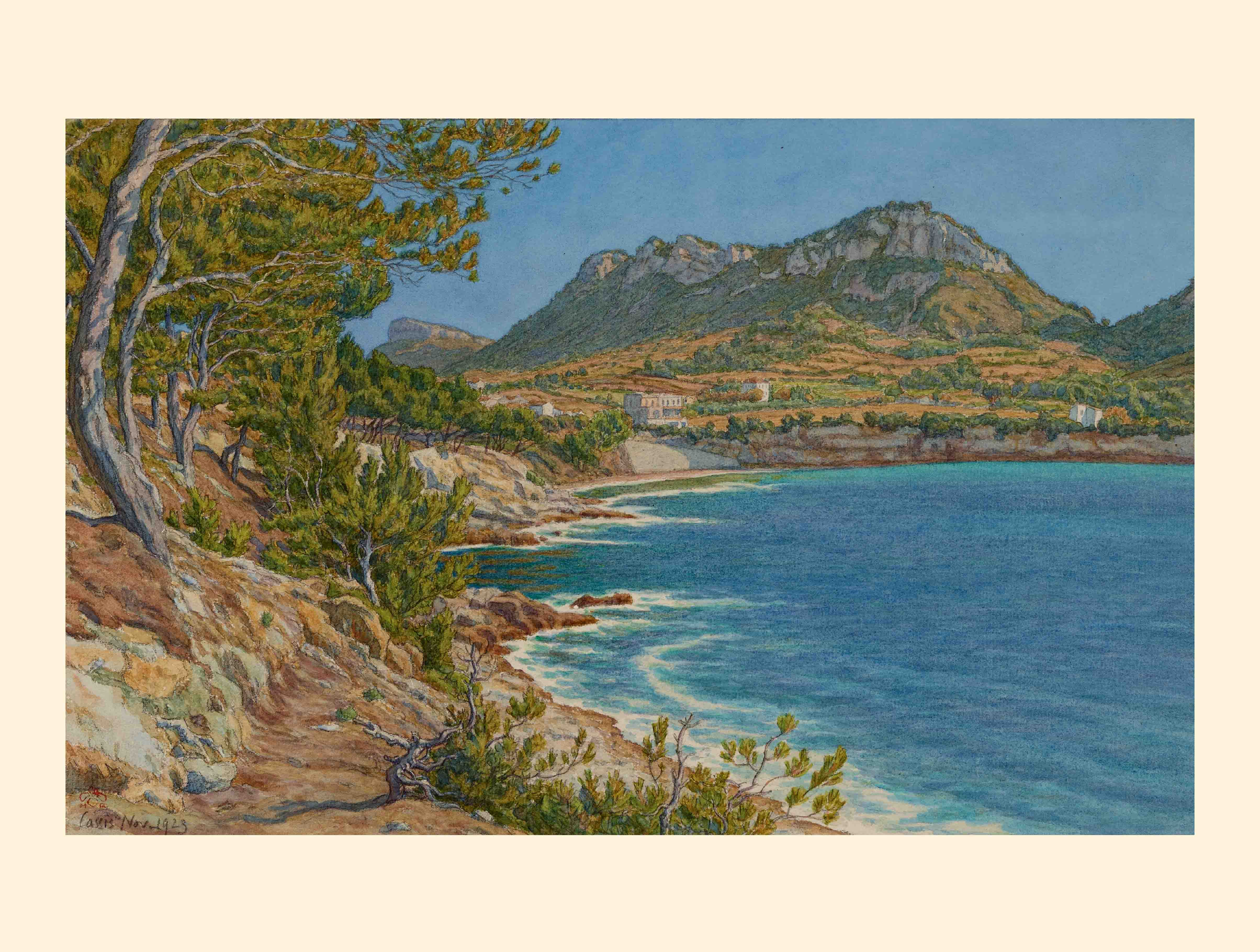 Henri Rivière - Tirage Provence: Cassis -