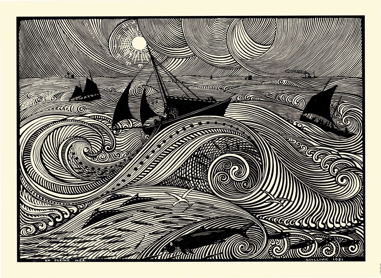 René Quillivic - En pleine Mer -