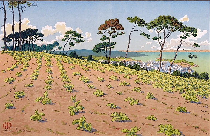 Douarnenez vu du Ris par Henri Rivière