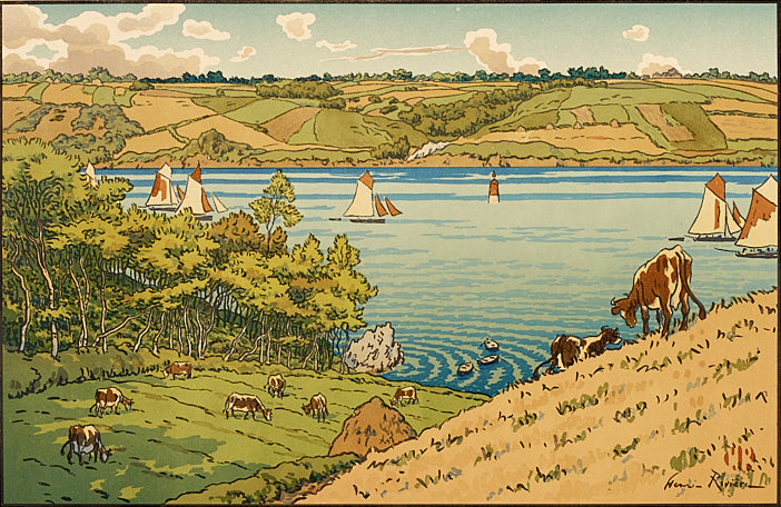 Le Trieux à Kermarie par Henri Rivière