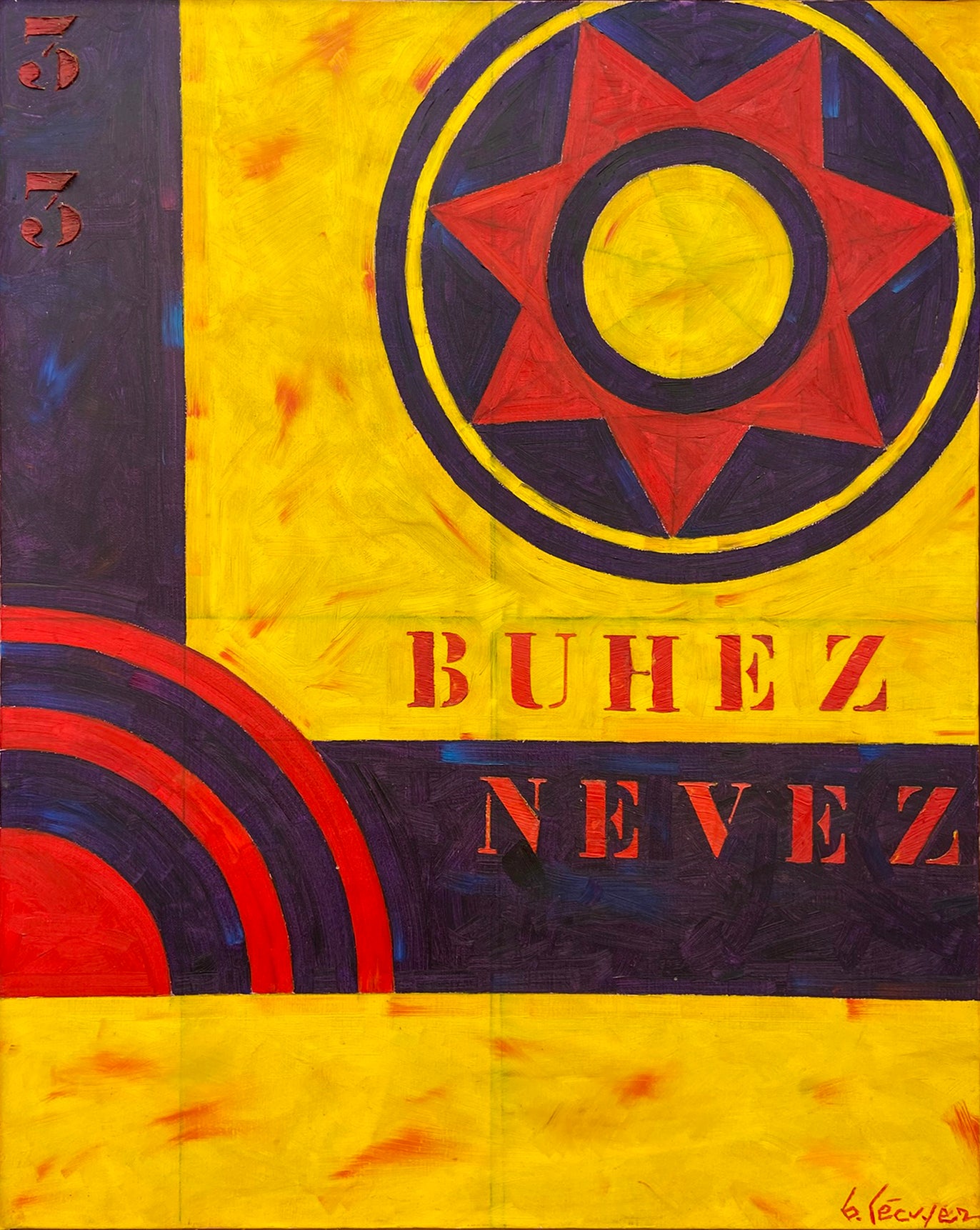 Bruno Lecuyer - Buhez Nevez - Huile sur toile